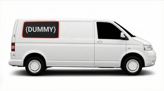 Right Privacy Rear Fixed LWB Blank Glass for VW Transporter T5 (2003-2016) / VW Transporter T6 (2016>)