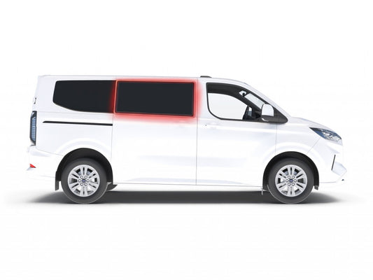 Right Privacy Front Fixed (Twin Sliding Door) Glass for VW Transporter T7 (2024>) / Ford Transit Custom (2024>)