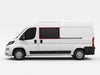 Left Privacy Front Opening MWB/LWB/XLWB (L2/3/4) Glass for Peugeot Boxer (2006>) / Fiat Ducato (2006>) / Citroen Relay (2006>) / Vauxhall Movano (2021>)