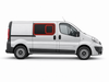 Right Privacy Front Opening For Twin Side Load Door Glass for Renault Trafic / Vauxhall Vivaro / Nissan Primastar (2001-2013)