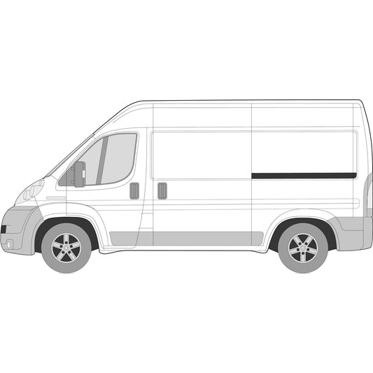 Left or Right Privacy Front Fixed SWB (L1) Glass for Peugeot Boxer (2006>) / Fiat Ducato (2006>) / Citroen Relay (2006>) / Vauxhall Movano (2021>)