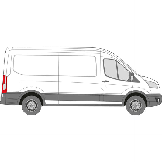 Right Privacy Front Opening Glass for Ford Transit (2014>)