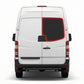 Right Privacy Back Door Glass for Mercedes Sprinter (2006-2018) / VW Crafter (2006-2017)