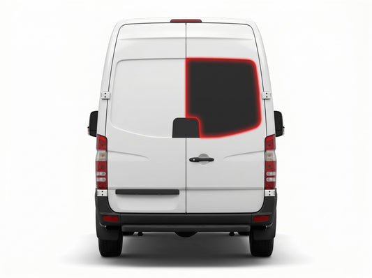 Right Privacy Back Door Glass for Mercedes Sprinter (2006-2018) / VW Crafter (2006-2017)