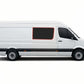 Right Privacy Front Fixed LWB Glass for Mercedes Sprinter (2006-2018) / VW Crafter (2006-2017)