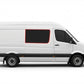Right Privacy Front Fixed SWB Glass for Mercedes Sprinter (2006-2018) / VW Crafter (2006-2017)