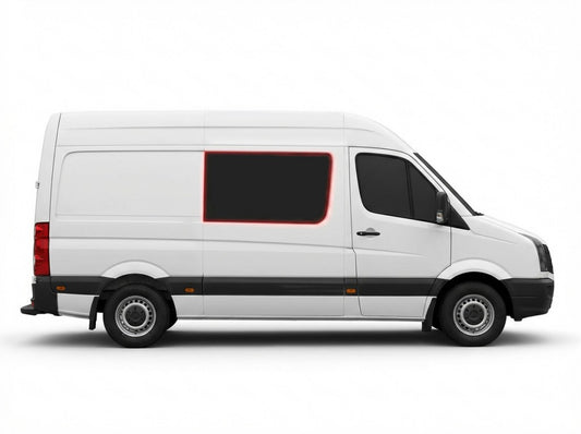 Right Privacy Front Fixed SWB Glass for Mercedes Sprinter (2006-2018) / VW Crafter (2006-2017)