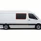 Right Privacy Front Opening LWB Glass for Mercedes Sprinter (2006-2018) / VW Crafter (2006-2017)