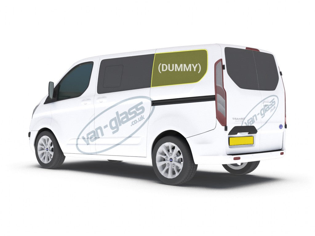 Left Privacy Rear Fixed SWB Blank/Dummy Glass for Ford Transit Custom (2014-2023)