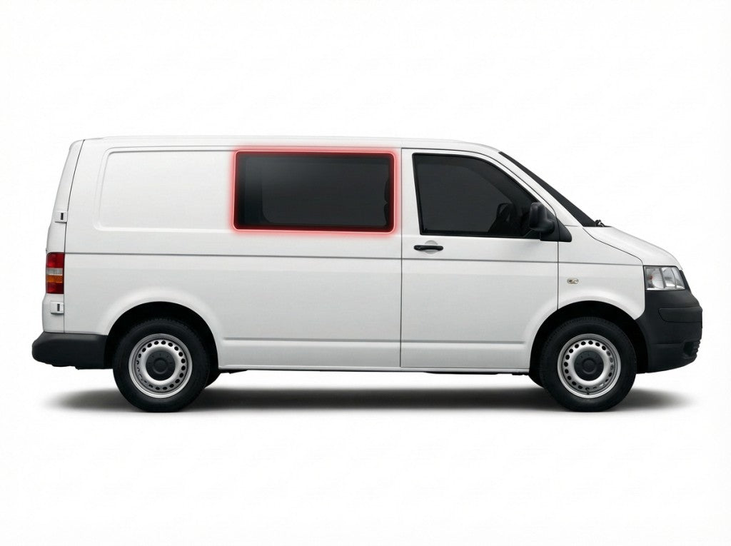 Right Privacy Front Fixed Glass for VW Transporter T5 (2003-2016) / VW Transporter T6 (2016>)
