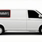 Right Privacy Rear Fixed LWB Blank Glass for VW Transporter T5 (2003-2016) / VW Transporter T6 (2016>)
