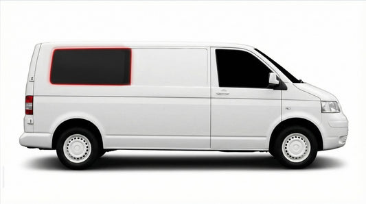 Right Privacy Rear Fixed LWB Glass for VW Transporter T5 (2003-2016) / VW Transporter T6 (2016>)