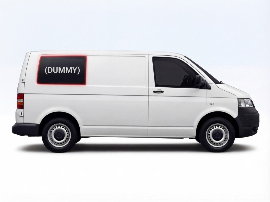 Right Privacy Rear Fixed SWB Blank Glass for VW Transporter T5 (2003-2016) / VW Transporter T6 (2016>)