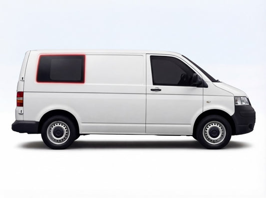 Right Privacy Rear Fixed SWB Glass for VW Transporter T5 (2003-2016) / VW Transporter T6 (2016>)