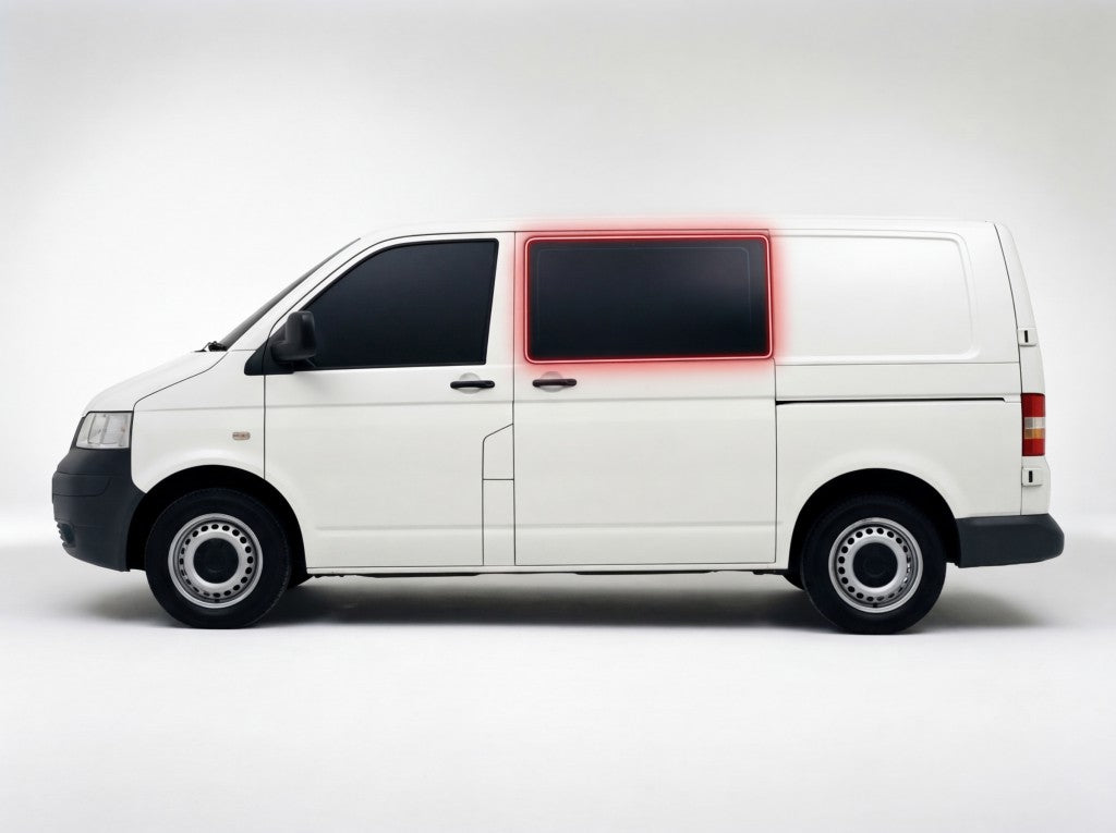 Left Privacy Front Fixed Glass for VW Transporter T5 (2003-2016) / VW Transporter T6 (2016>)