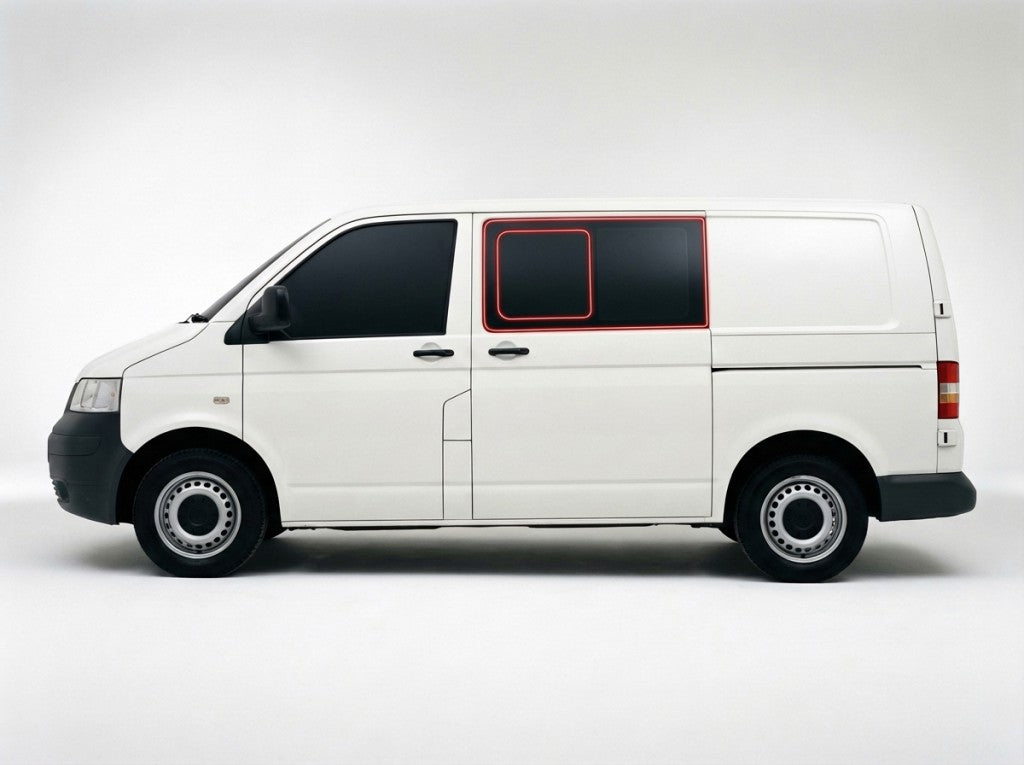 Left Privacy Front Opening Glass for VW Transporter T5 (2003-2016) / VW Transporter T6 (2016>)