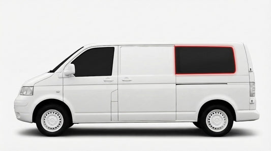 Left Privacy Rear Fixed LWB Glass for VW Transporter T5 (2003-2016) / VW Transporter T6 (2016>)