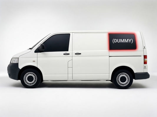 Left Privacy Rear Fixed SWB Blank Glass for VW Transporter T5 (2003-2016) / VW Transporter T6 (2016>)
