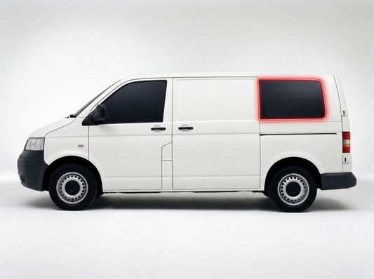 Left Privacy Rear Fixed SWB Glass for VW Transporter T5 (2003-2016) / VW Transporter T6 (2016>)