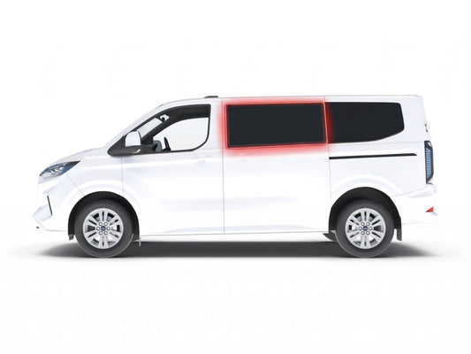 Left Privacy Front Fixed Glass for VW Transporter T7 (2024>) / Ford Transit Custom (2024>)