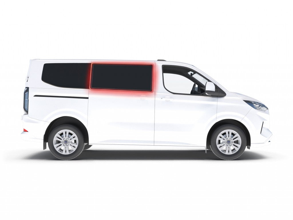 Right Privacy Front Fixed (Twin Sliding Door) Glass for VW Transporter T7 (2024>) / Ford Transit Custom (2024>)