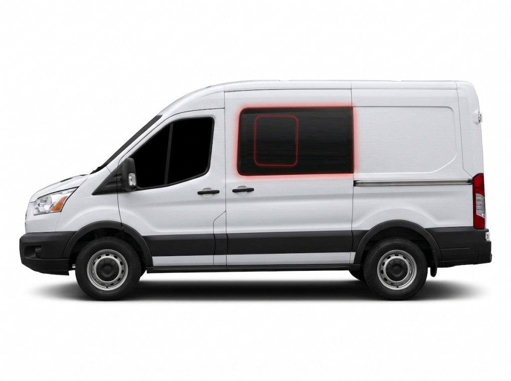 Left Privacy Front Opening Glass for Ford Transit (2014>)