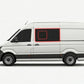 Left Privacy Front Opening Glass for VW Crafter (2017>) / MAN TGE (2017>)