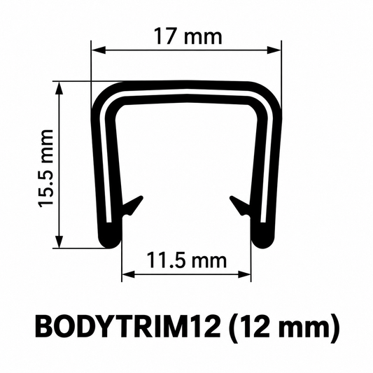 12mm Edge Trim (per metre)