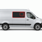 Right Privacy Front Opening MWB/LWB Glass for Renault Master (2010-2023) / Vauxhall Movano (2010-2021) / Nissan NV400 (2010 onwards) / Nissan Interstar (2022-2023)