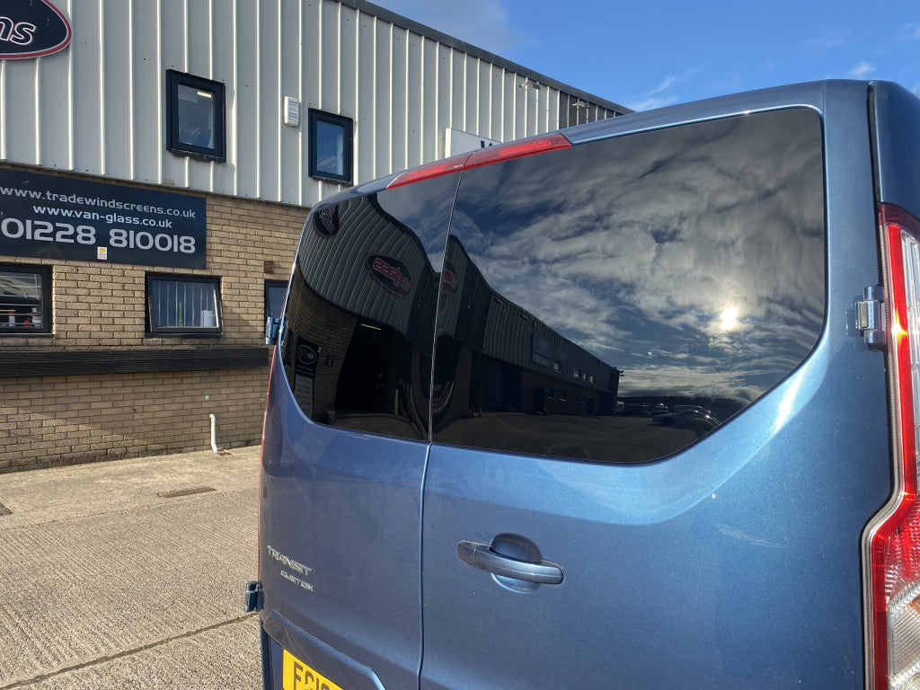 Right Privacy Back Door Glass for Ford Transit Custom (2014-2023)