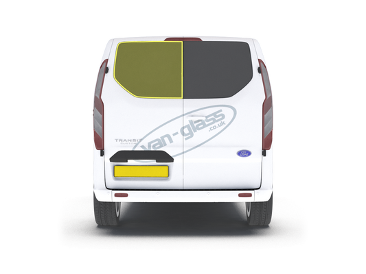 Left Privacy Back Door Glass for Ford Transit Custom (2014-2023)