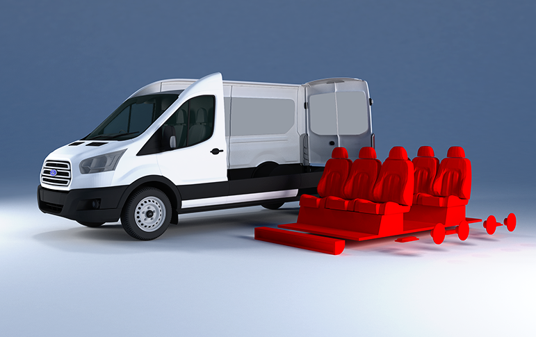 10 passenger hot sale conversion van