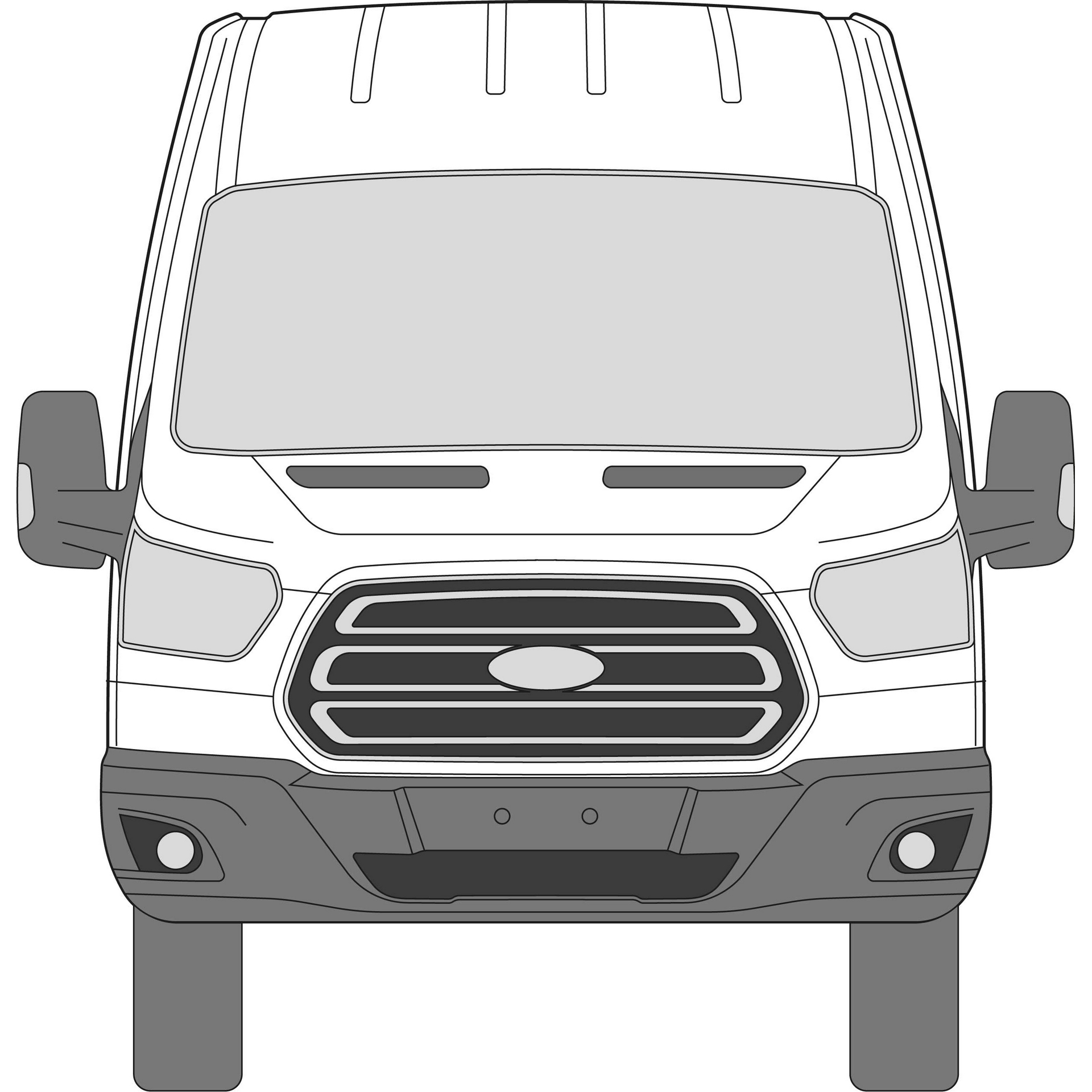 ford transit 250 2016 template