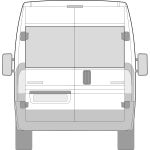 Citroen Relay 2006 > Left or Right Privacy Back Door Glass