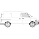 Toyota Hiace 1995 > Right Privacy Front Fixed Glass
