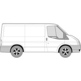 Old Shape Ford Transit 2000 - 2013 SWB Left or Right Privacy Front Fixed SWB Glass