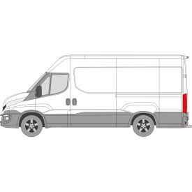 Iveco Daily 2014 > Left Privacy Front Fixed Glass