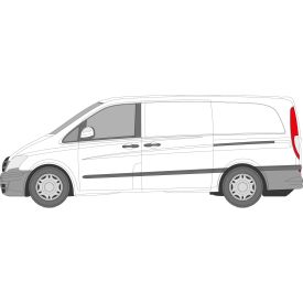 Mercedes Vito 2003 - 2015 Left Privacy Front Fixed Glass