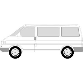 VW Transporter T4 1991 - 2003 (Glass Trim Required) Left/Right Privacy Front Fixed Glass