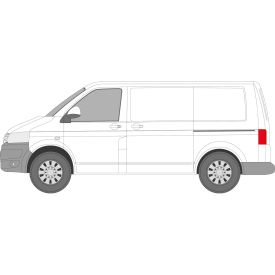 VW Transporter T5 2003 - 2016 Left Privacy Front Fixed Glass