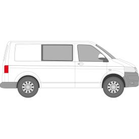 VW Transporter T5 2003 - 2016 Right Privacy Front Fixed Glass