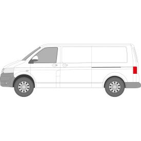 VW Transporter T5 2003 - 2016 Left Privacy Rear Fixed LWB Glass