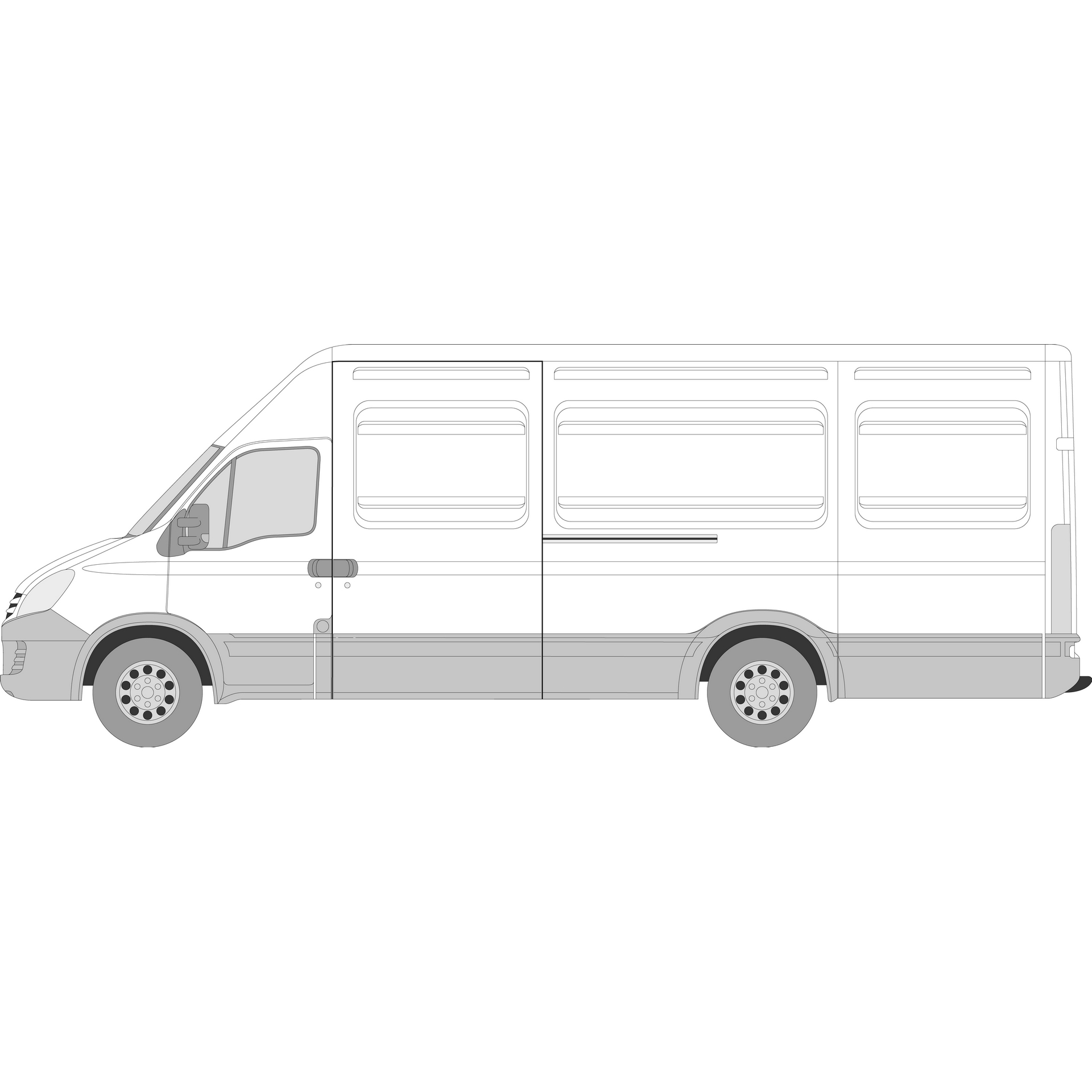 Iveco Daily 1999 > Left/Right Privacy Front Fixed Glass | van-glass.co.uk