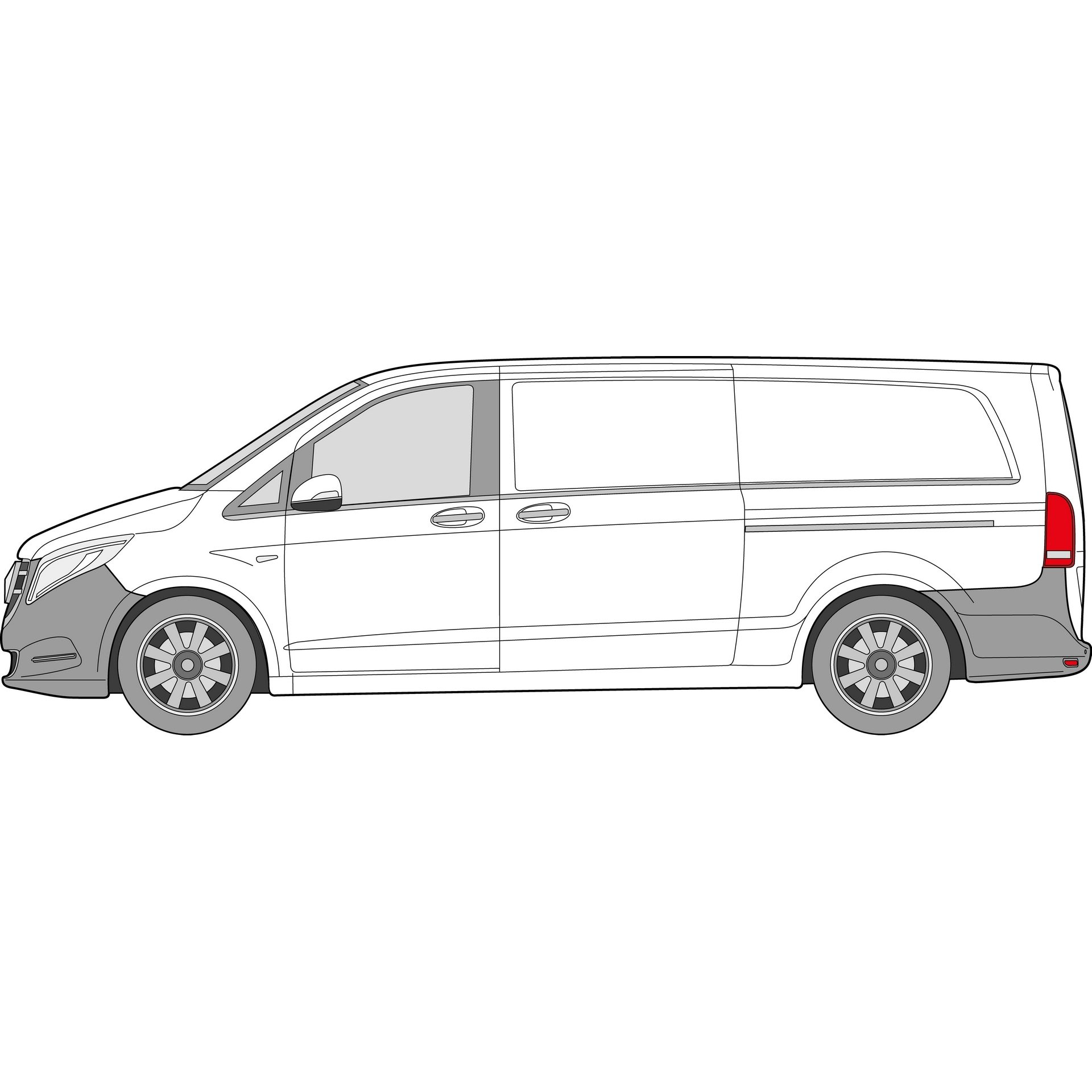 Рисунок mercedes vito